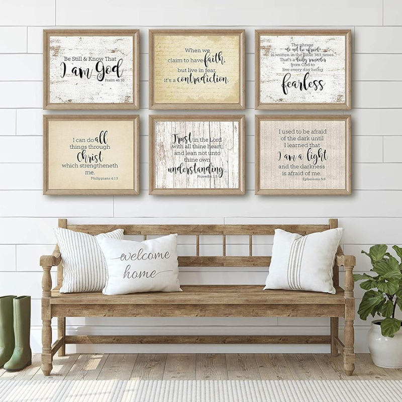 Fear Not - Scripture and Quotes Themed Wall Art Prints