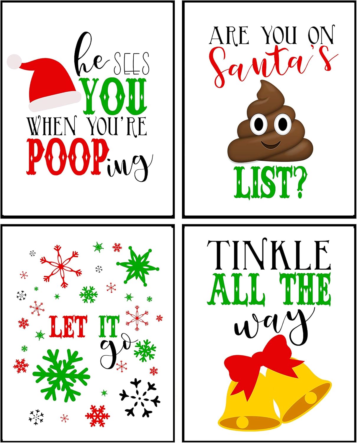 Christmas Wall Art Prints Pictures for Wall Hanging Decoration