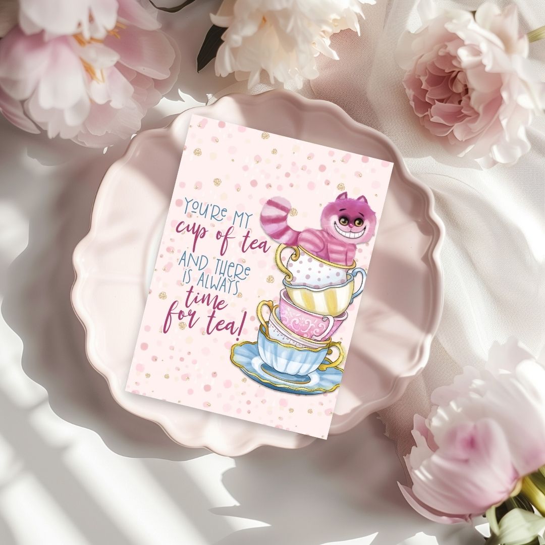 Alice in Wonderland Greeting Cards Blank All Occasion Assortment