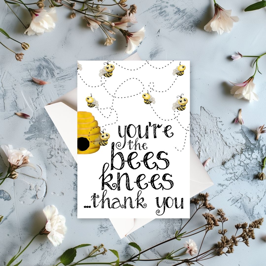 You're My Favorite Gnomie Bee Hive Gnome Themed Greeting Card Assortment Set