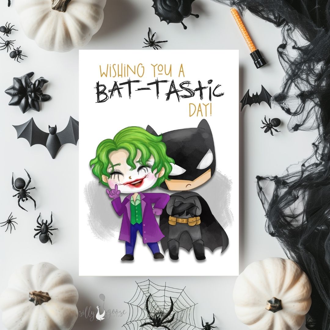Superhero Greeting Card Set Blank All Occasion Assortment