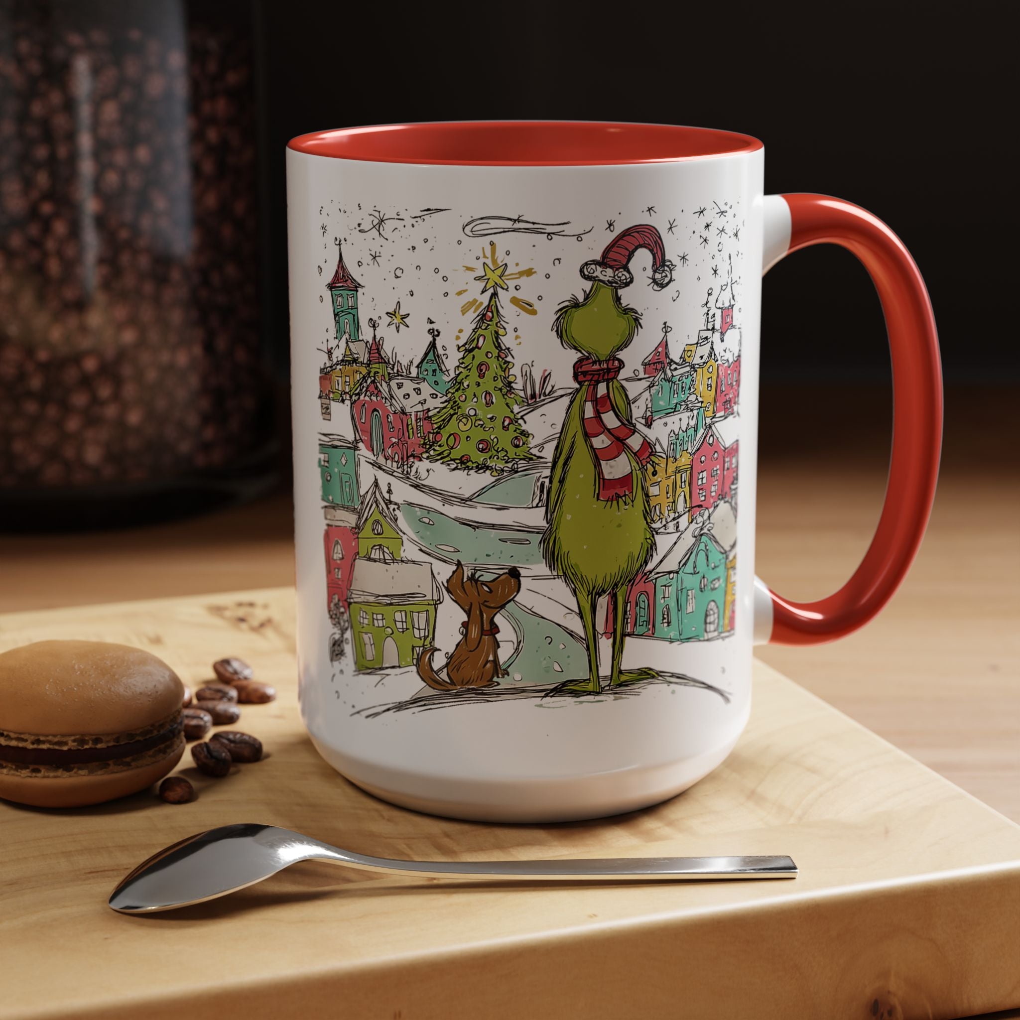 Welcome to Snowy Christmas Town Holiday Coffee Mug (11/15 oz)