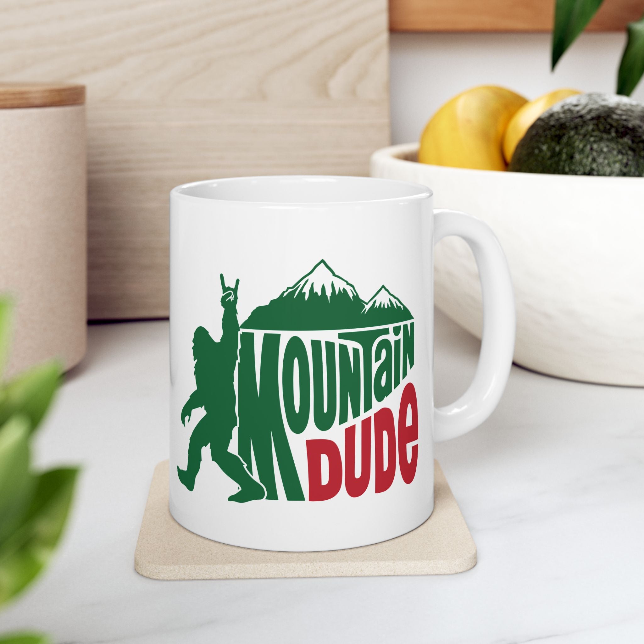 Mountain Dude – Funny Bigfoot Coffee Mug (11oz, 15oz)