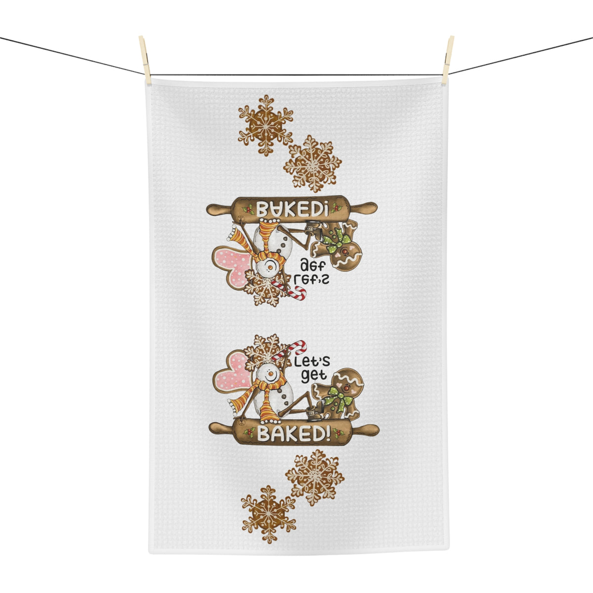 Let's Get Baked! Holiday Gingerbread Tea Towel