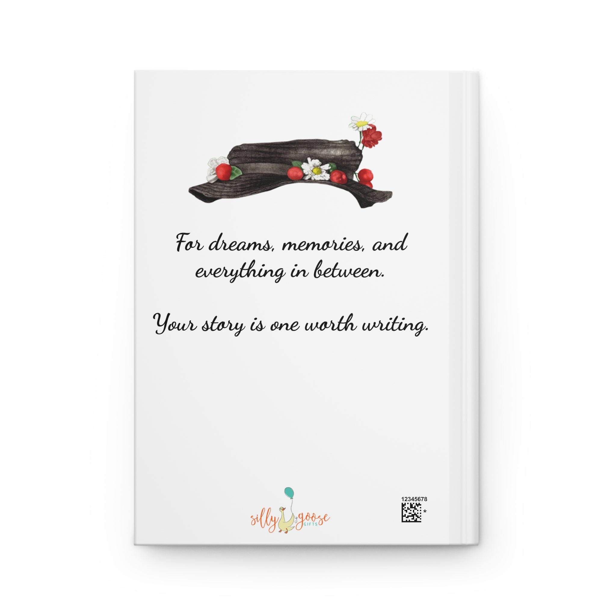 Musical Mary Inspired Hardcover Journal “For a Mum That’s Practically Perfect” Personalized Mother’s Keepsake