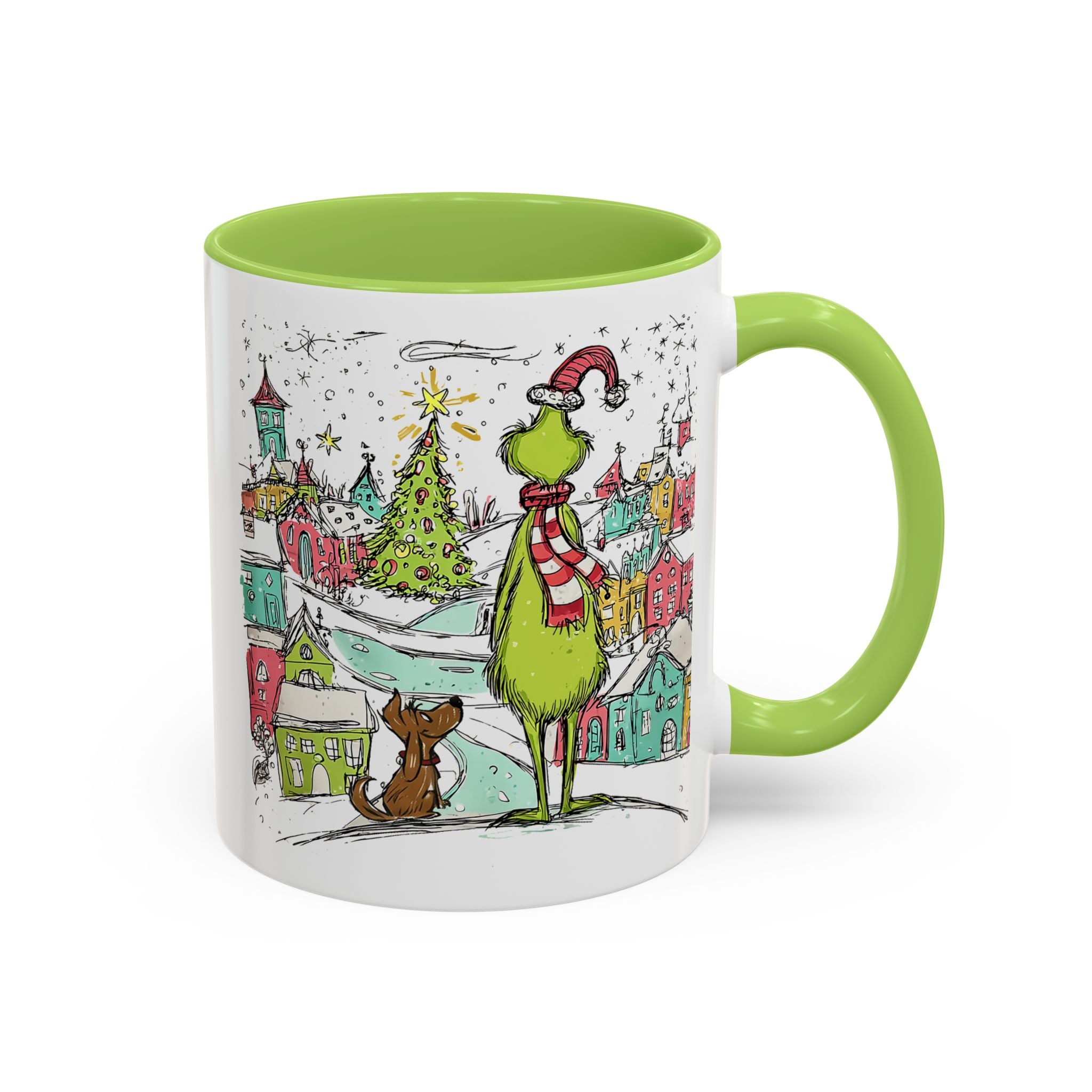 Welcome to Snowy Christmas Town Holiday Coffee Mug (11/15 oz)