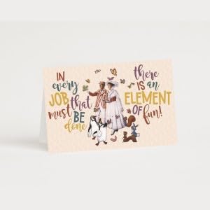 Magical Nanny Musical Greeting Cards - Set of 10 with Envelopes, Blank