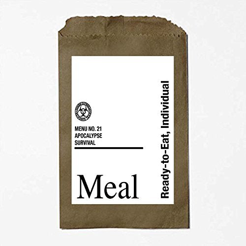 Silly Goose Gifts Funny Zombie Apocalypse Party Supply MRE Favor Stickers Survival Meal Themed (12 included) Self Adhesive
