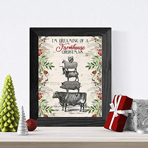 Old World Vintage Christmas Wall Art Prints - Holiday Set