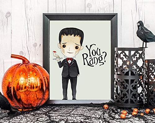 Monster Mash Wall Art Print Decor Set of Five 8x10"