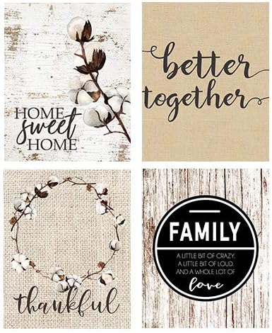 Home & Family Themed Room Wall Art Print Decor