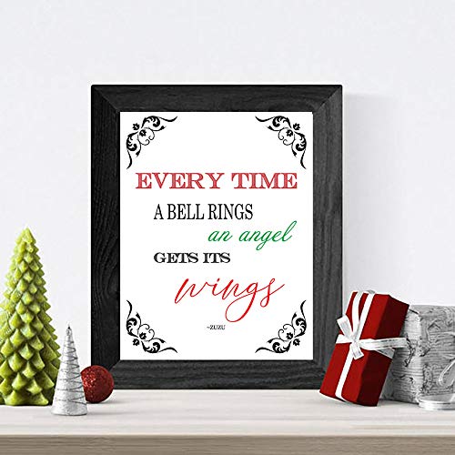 Christmas Classic Quote Wall Art Prints - Vintage Holiday Set of 3