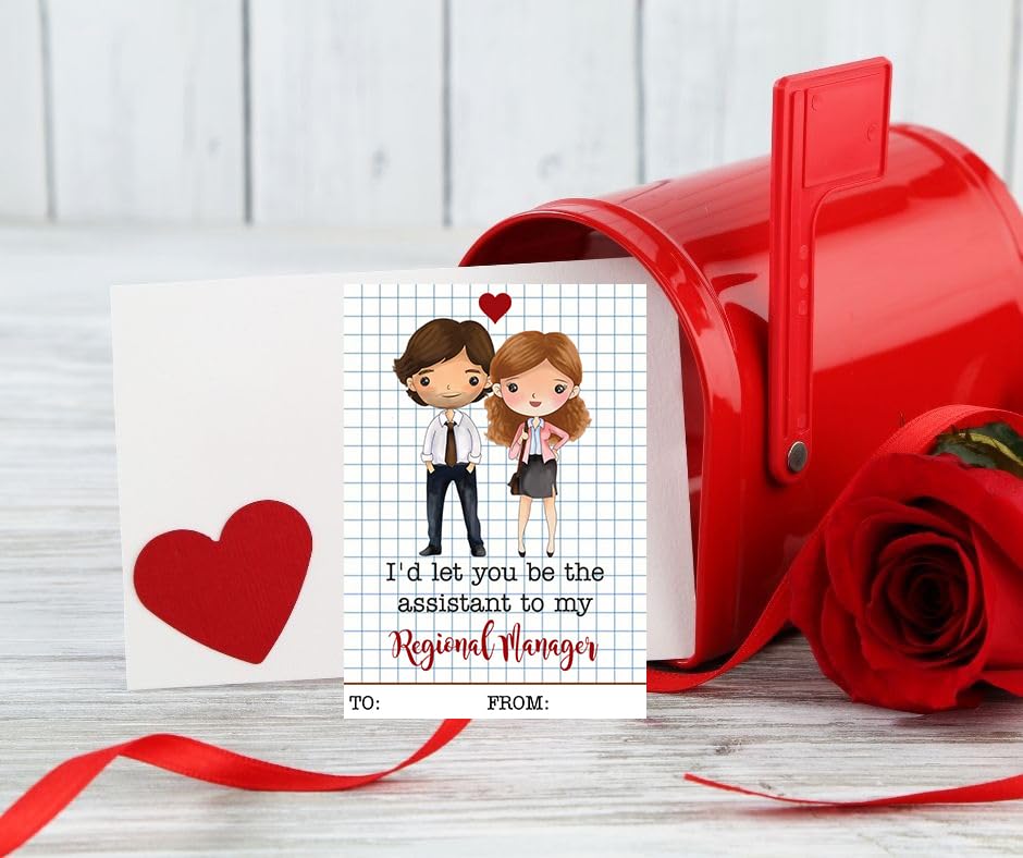 Funny Workplace Coworker Themed Valentine's Day Card Set (Set of 24) Classroom Exchange