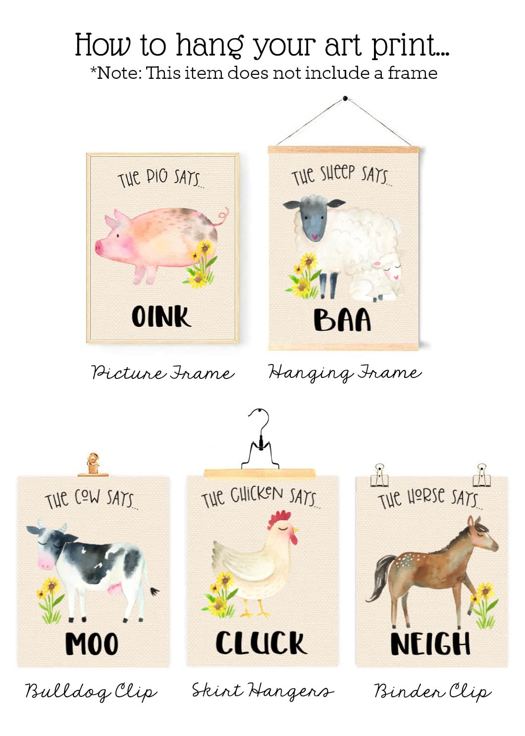 Rest Your Head Elephant Nursery Wall Art Prints - Set of 3, 8x10 Baby Decor
