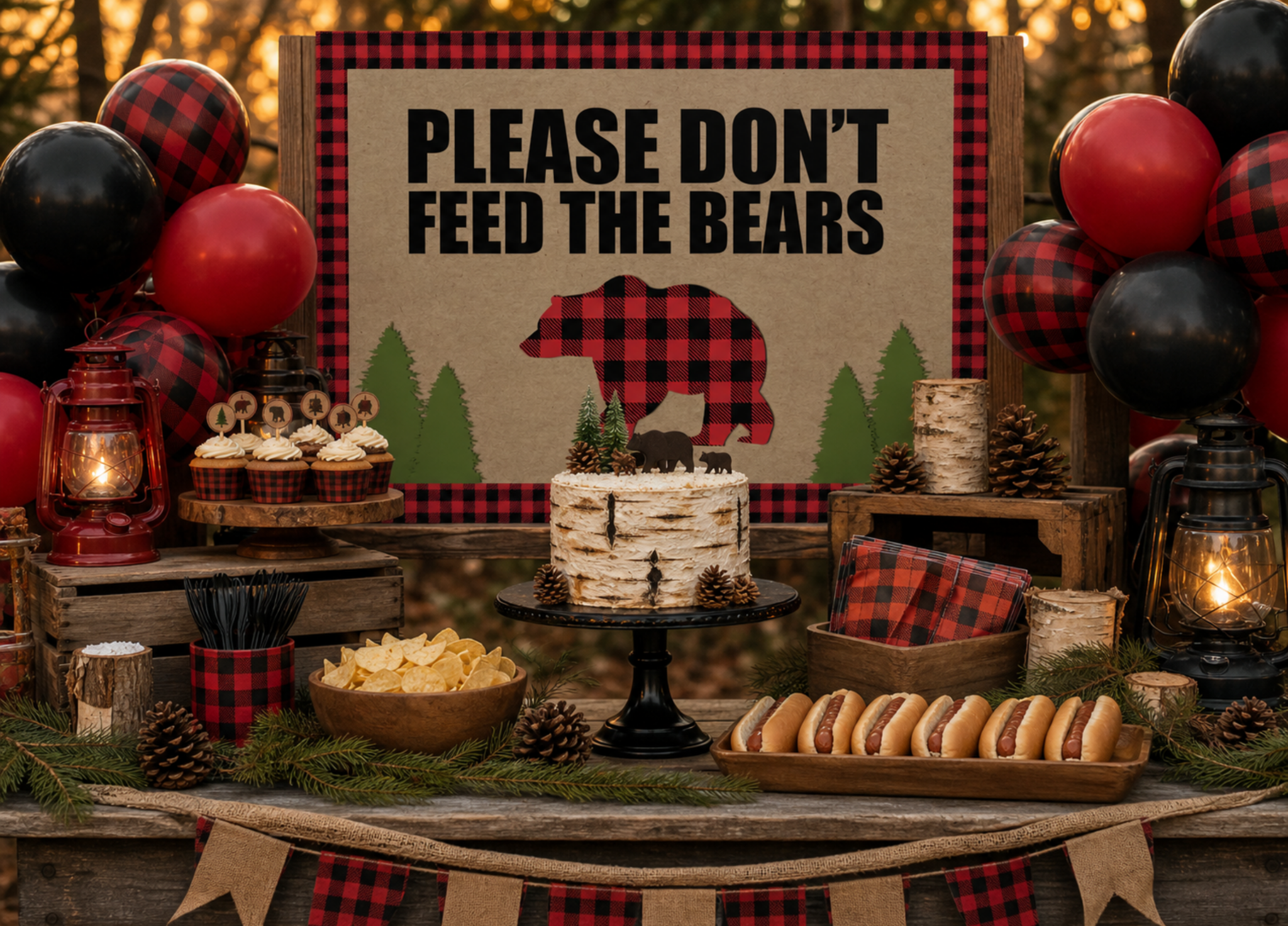 Born to Lead the Pack lumberjack 8x10 art print, woodland kids room decor