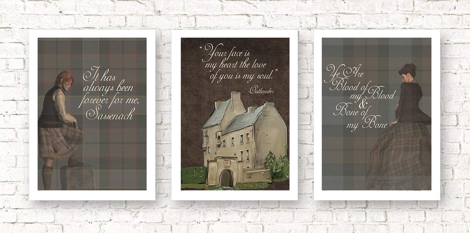 Scottish Scottish Highlands - Romantic Room Wall Art Decor Prints Sign Unframed