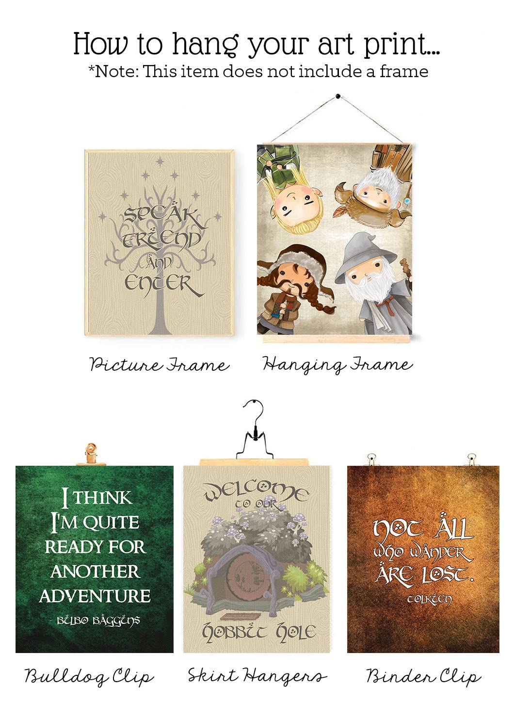 Race Day & Adventure Quote Wall Art Prints - Room Decor Set