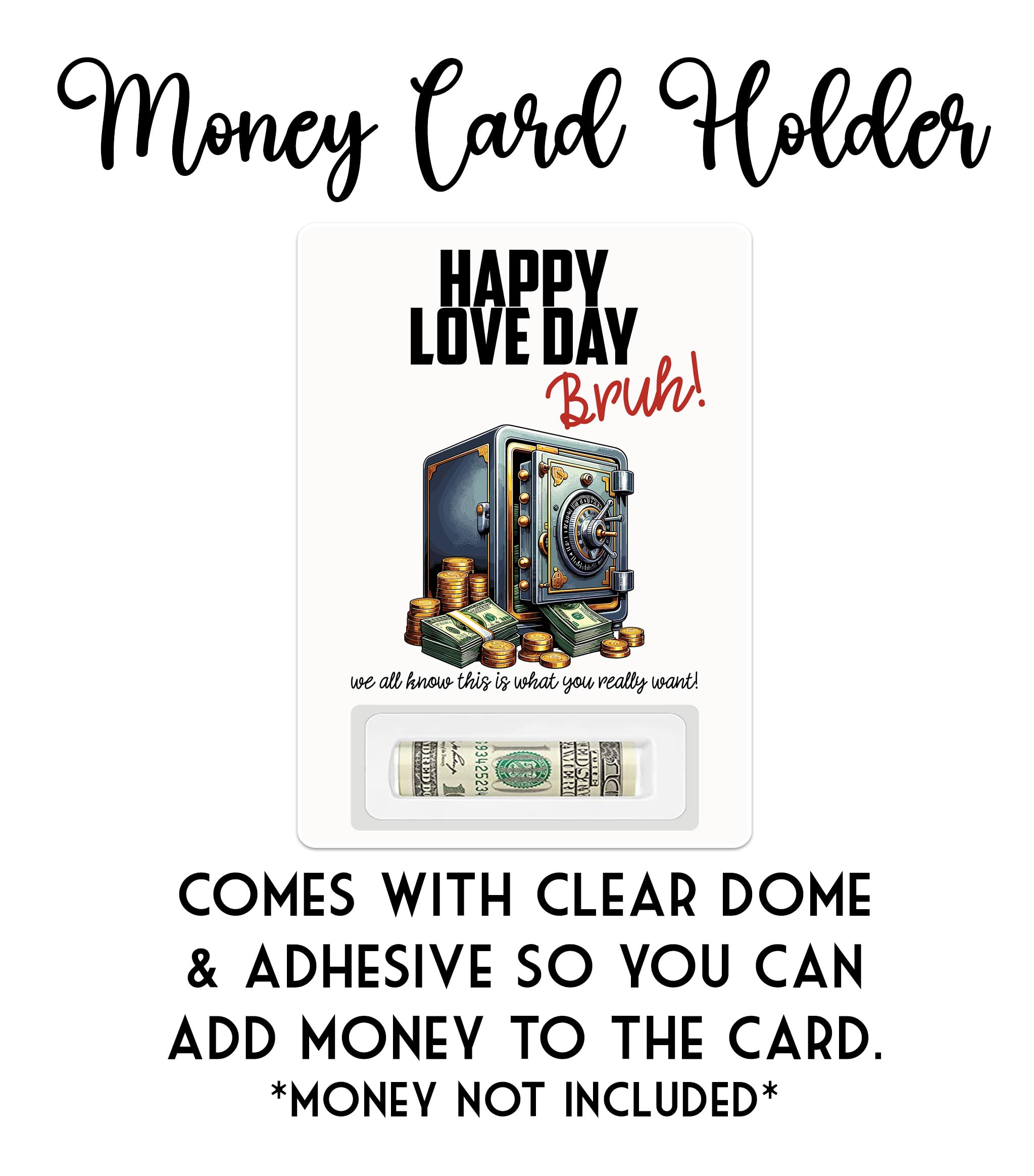 Teen slang Valentine cash holder reading to the goat straight fire no cap