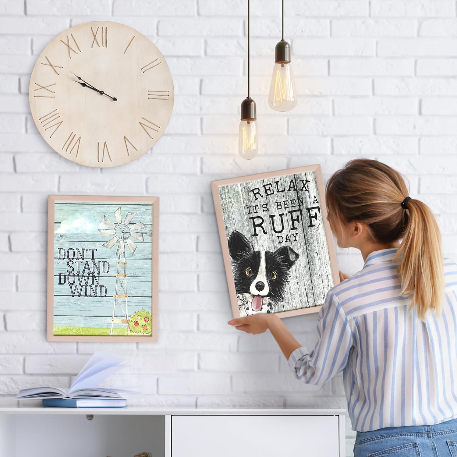 I Herd That! - Funny Farmhouse Bathroom Themed Decor Wall Art Prints Farm Rustic