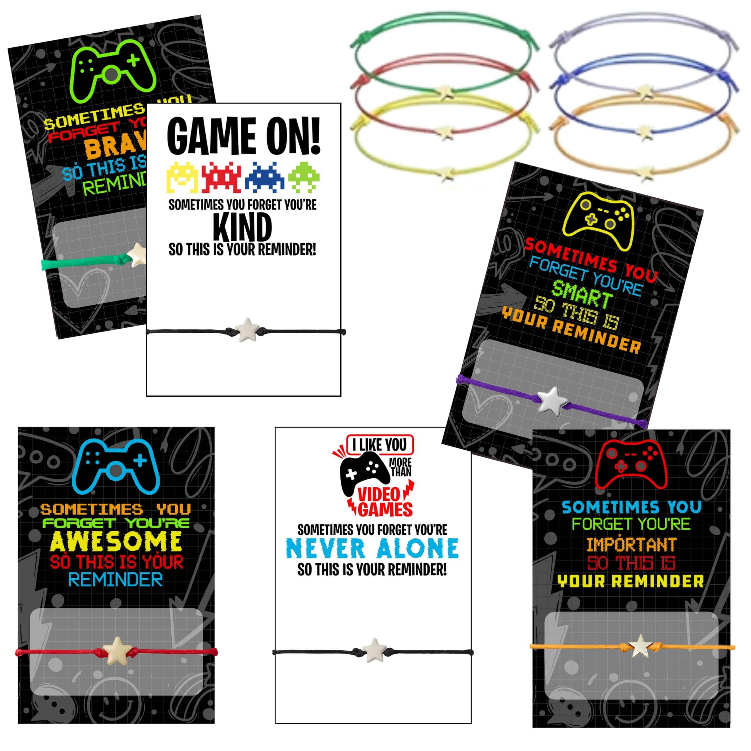 Video Gamer Themed Inspirational Bulk Gift Sets for All Occasions Favor Kit