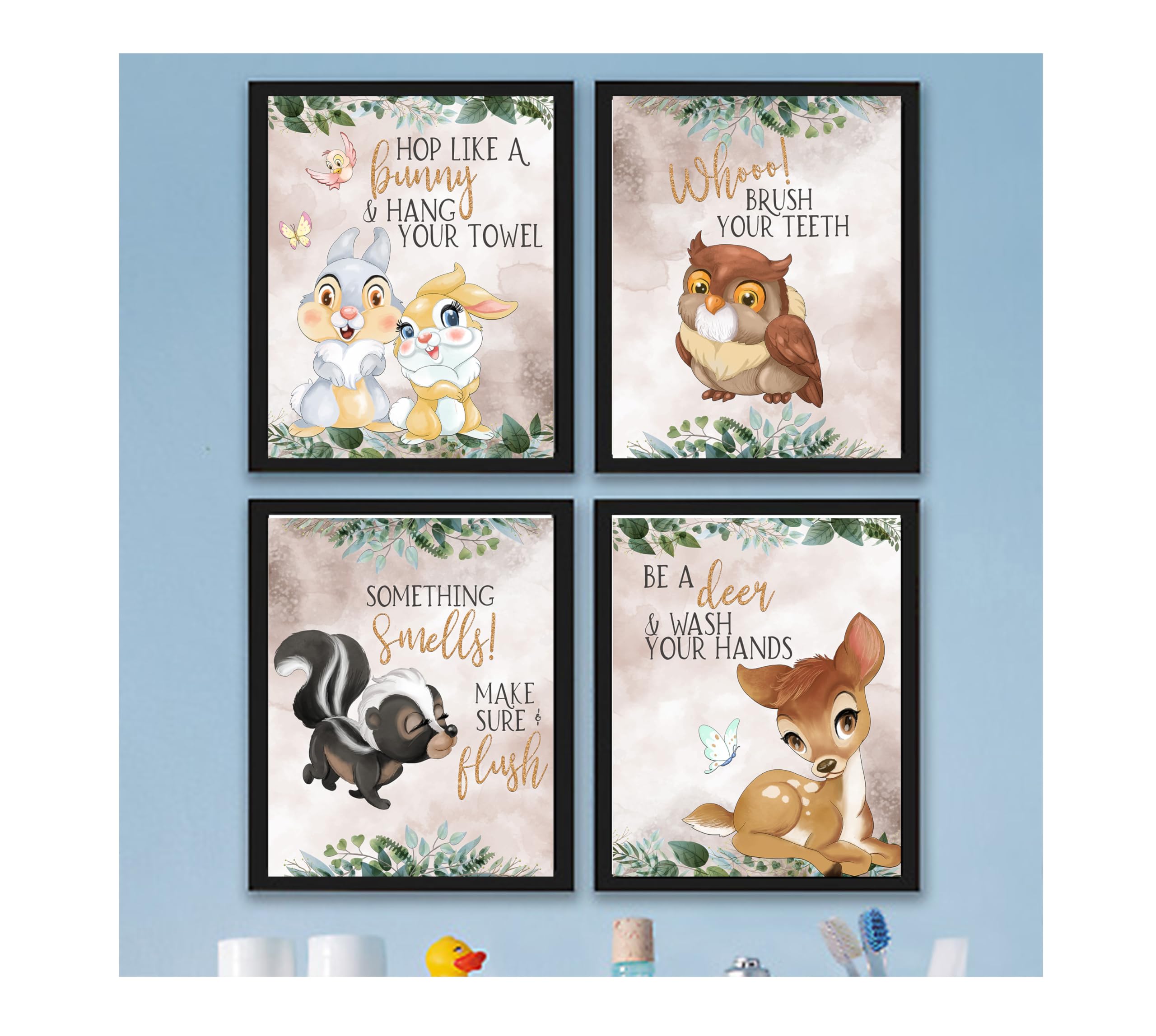 You'll Never Know Deer How Much I Love You - Little Deer Room Nursery Wall Art Print Pictures Decor