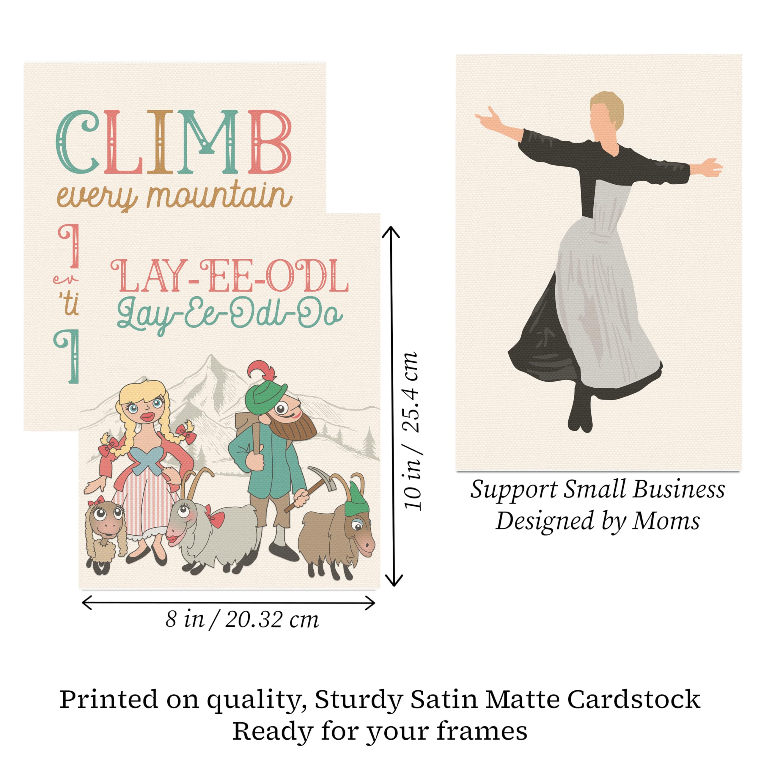 Vintage Musical Theater Wall Art Prints - Set of 8, 8x10