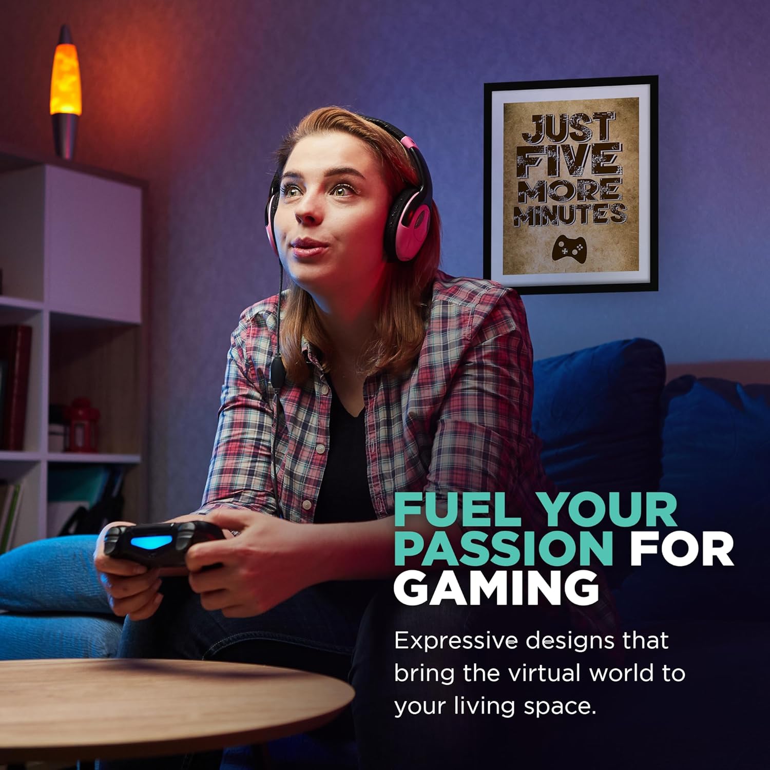 You Can't Just Pause A Game, Video Gamer Themed Wall Art Decor Prints