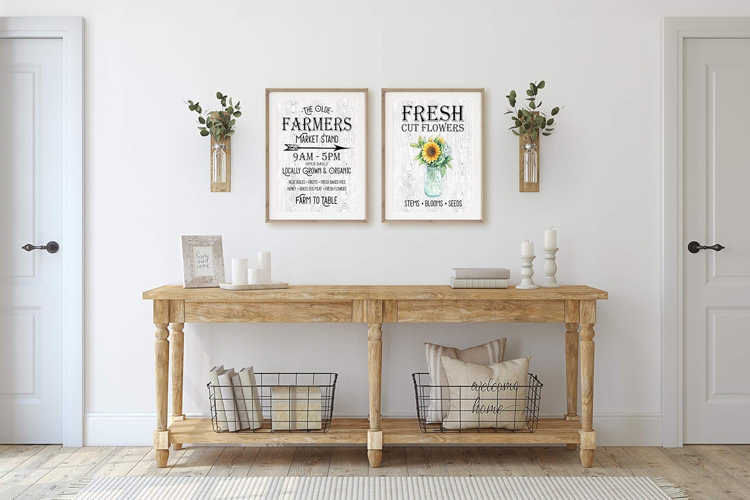 Home & Family Themed Room Wall Art Print Decor