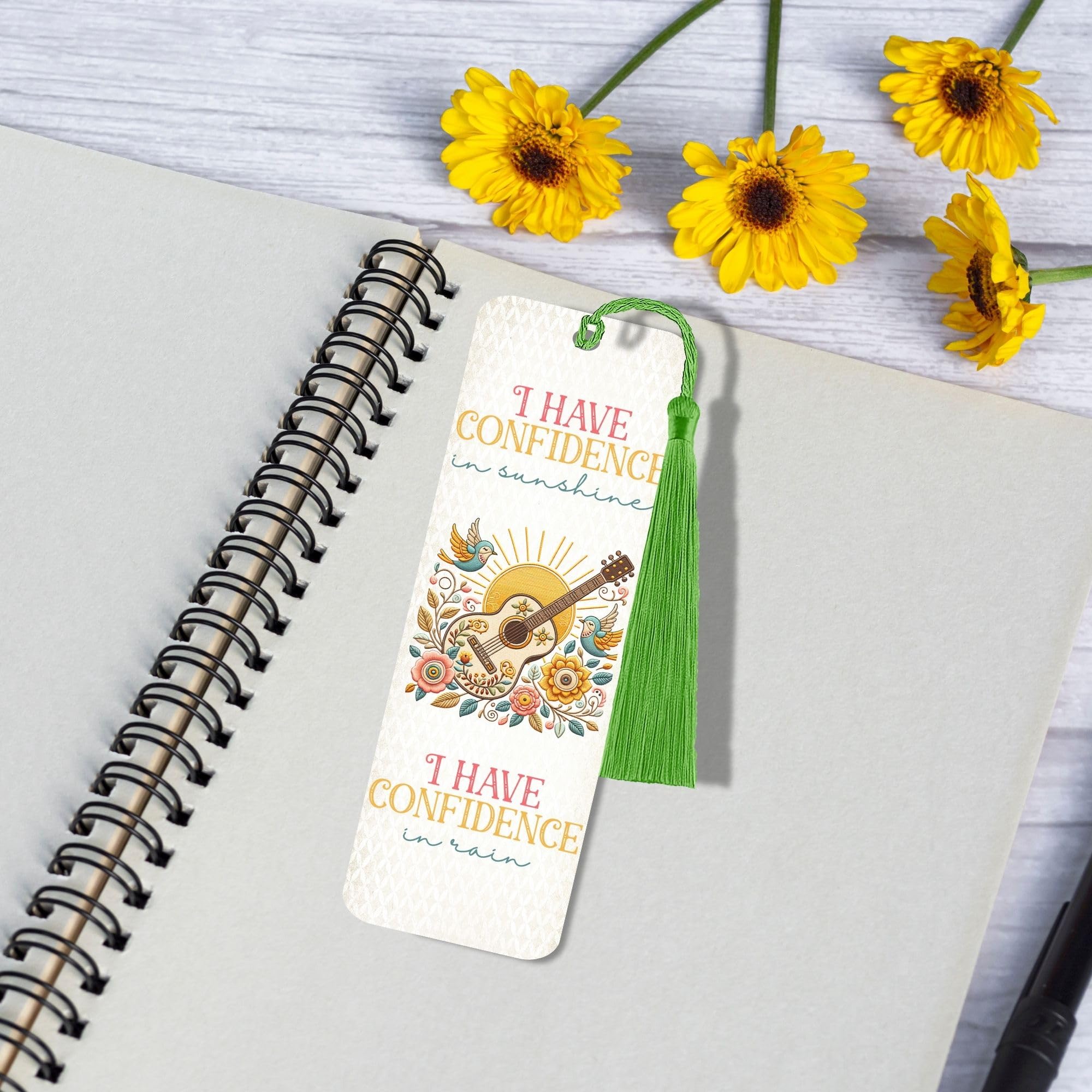 Musical Film Inspirational Bookmarks with Tassels - Set of 7 Page Markers