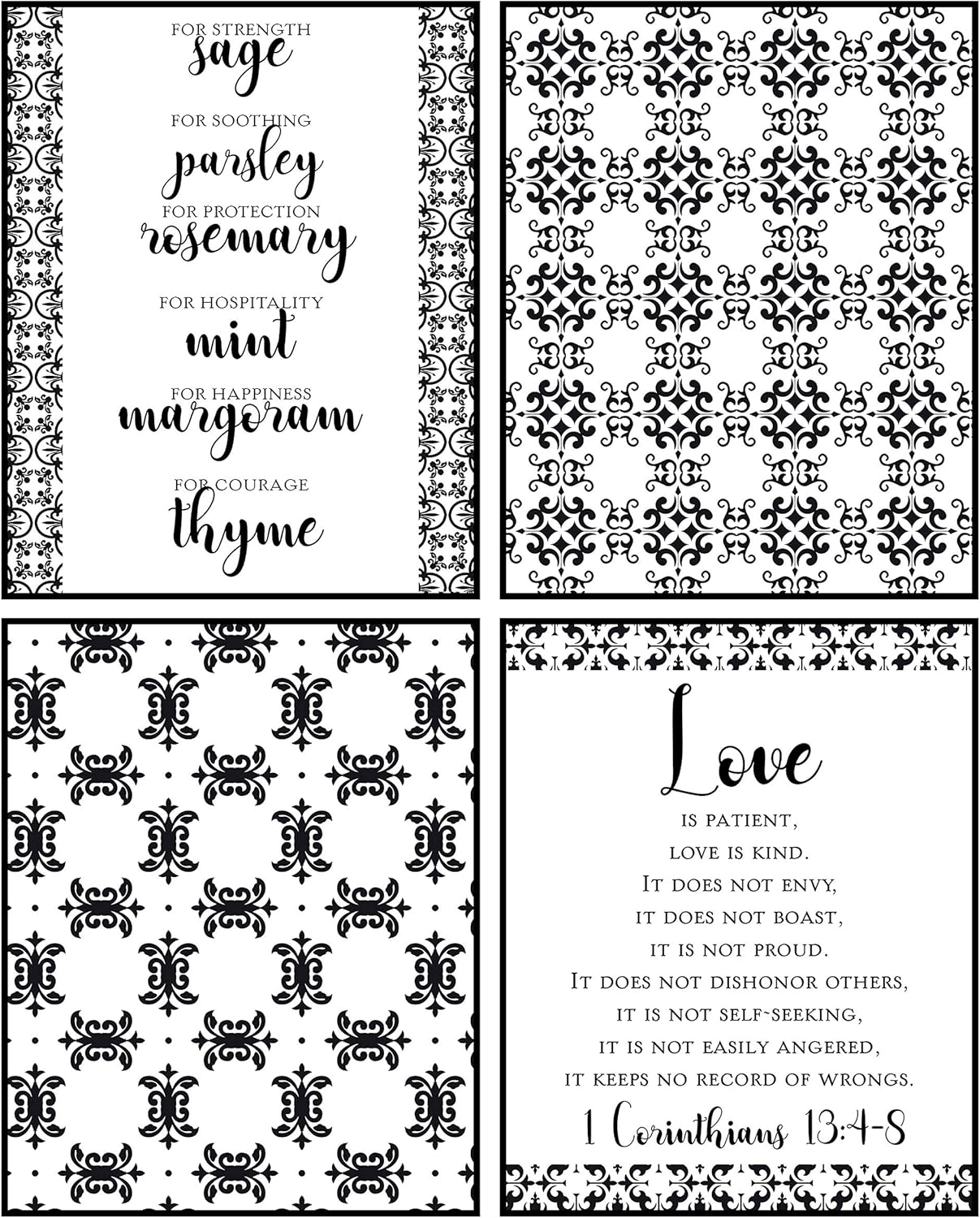 Home & Family Themed Room Wall Art Print Decor