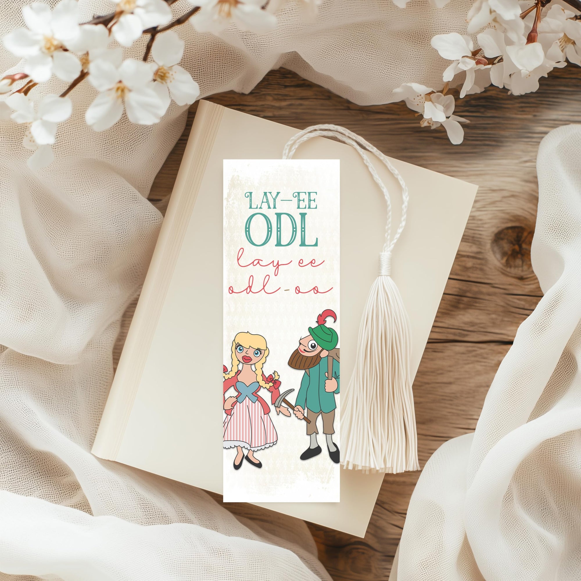 Musical Film Inspirational Bookmarks with Tassels - Set of 7 Page Markers