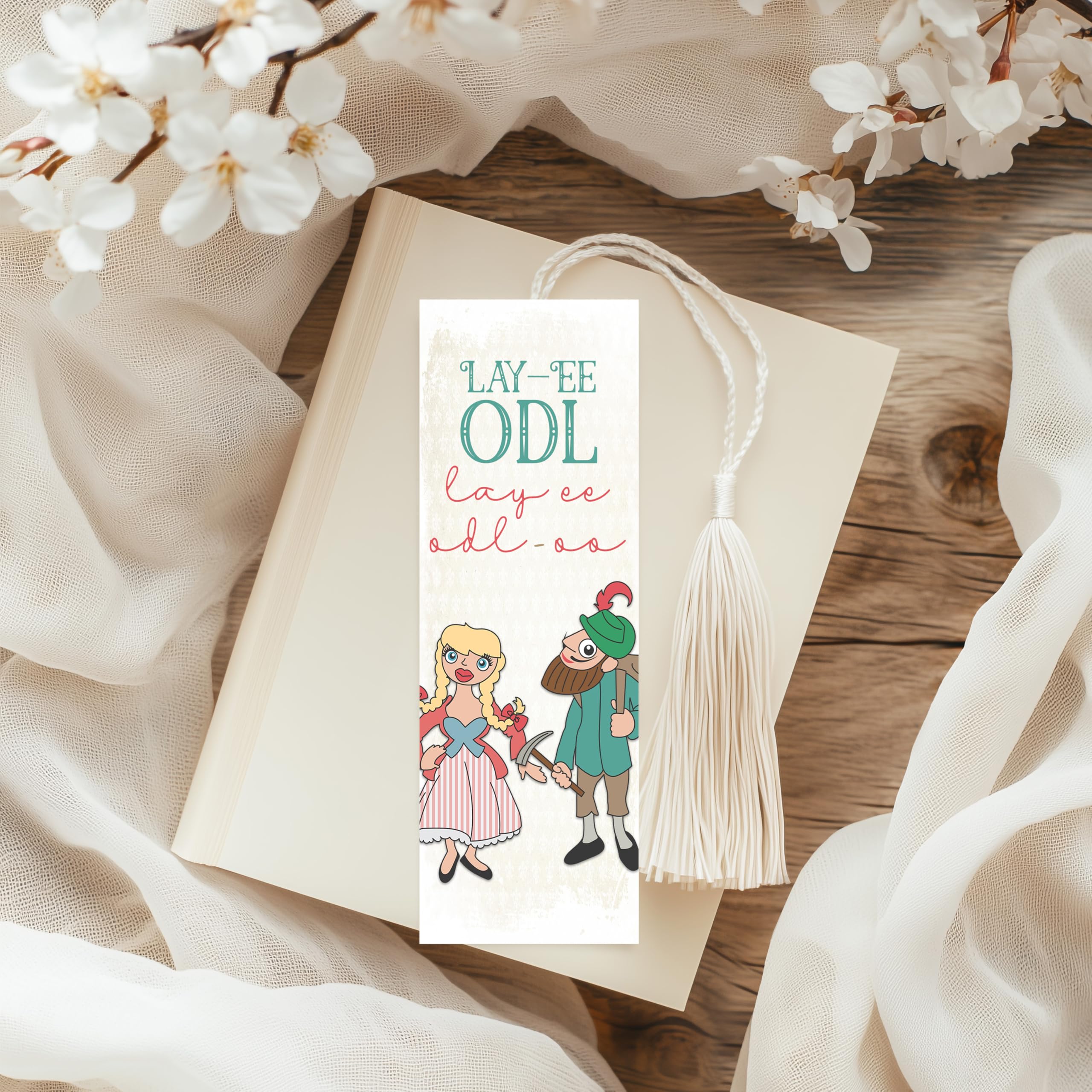 Musical Film Inspirational Bookmarks with Tassels - Set of 7 Page Markers