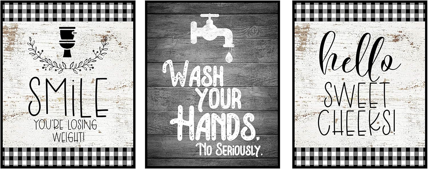 I Herd That! - Funny Farmhouse Bathroom Themed Decor Wall Art Prints Farm Rustic