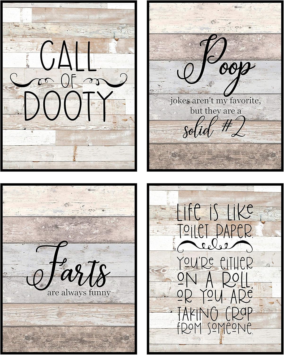 I Herd That! - Funny Farmhouse Bathroom Themed Decor Wall Art Prints Farm Rustic