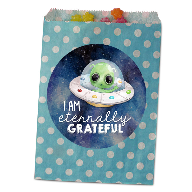 Welcome Our Tiny Human Alien Baby Shower Bundle - 62 Piece Space Theme Party Kit Supplies
