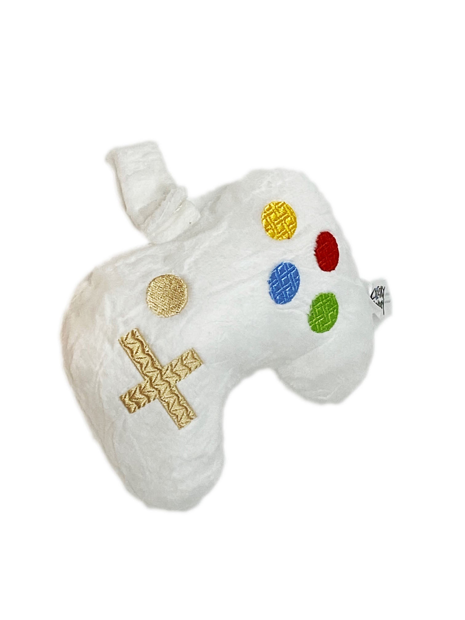 Baby Video Gamer Pacifier Clip Holder Controller Plush Toy, Stuffed Soother for Infants