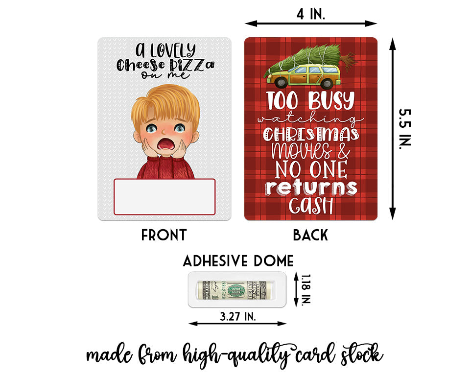 Funny Movie Themed Design Christmas - Money Present Cash Holder DIY Gift Cards