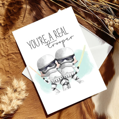 From A Galaxy Far Far Away Greeting Cards Blank All Occasion Set